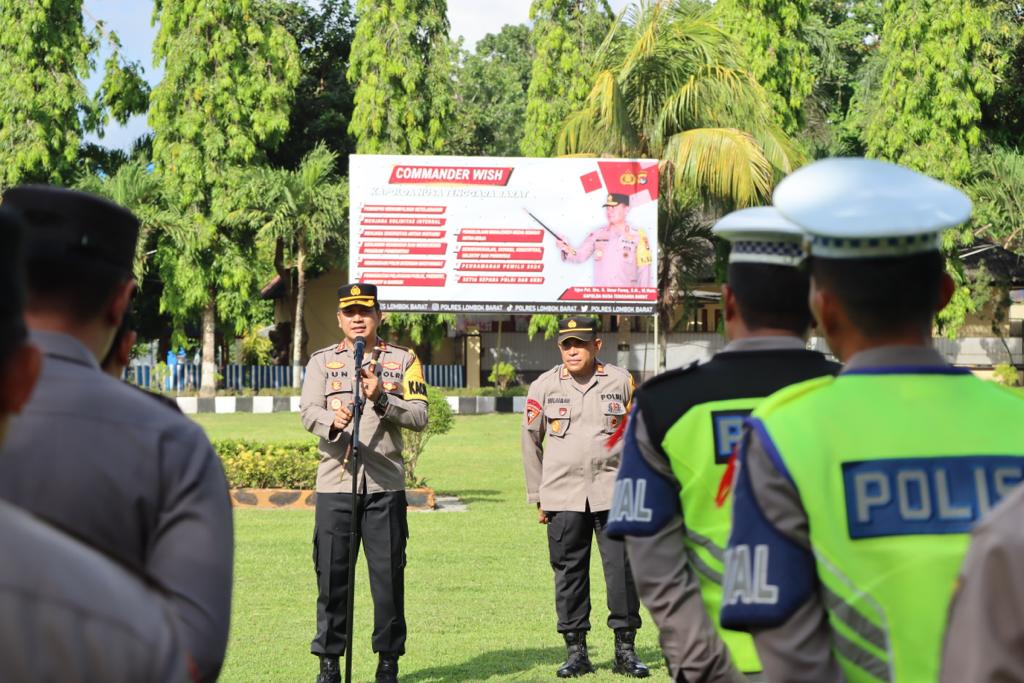 Kapolres Lombok Barat Tegaskan Netralitas Polri dalam Ops Mantap Brata
