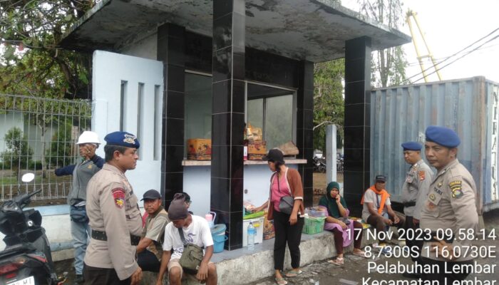 Polres Lombok Barat Gelar Patroli dan Sosialisasi di Pelabuhan Lembar