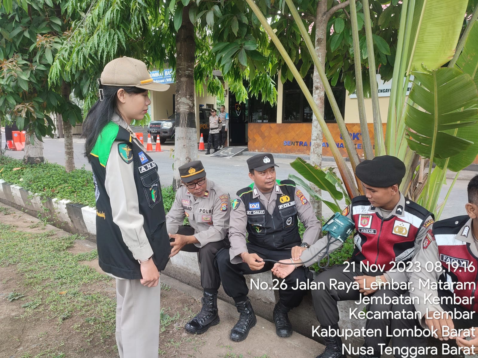 Polres Lombok Barat Melakukan Pengecekan Kesehatan Personel dalam Rangka Operasi Mantap Brata