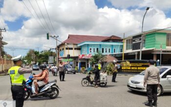 Pengawalan dan Pengamanan Pasangan Capres di Lombok Barat Berjalan Lancar