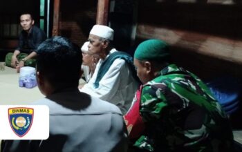 Menjalin Kebersamaan, Bhabinkamtibmas dan Babinsa Sambangi Tokoh Agama di Lombok Barat
