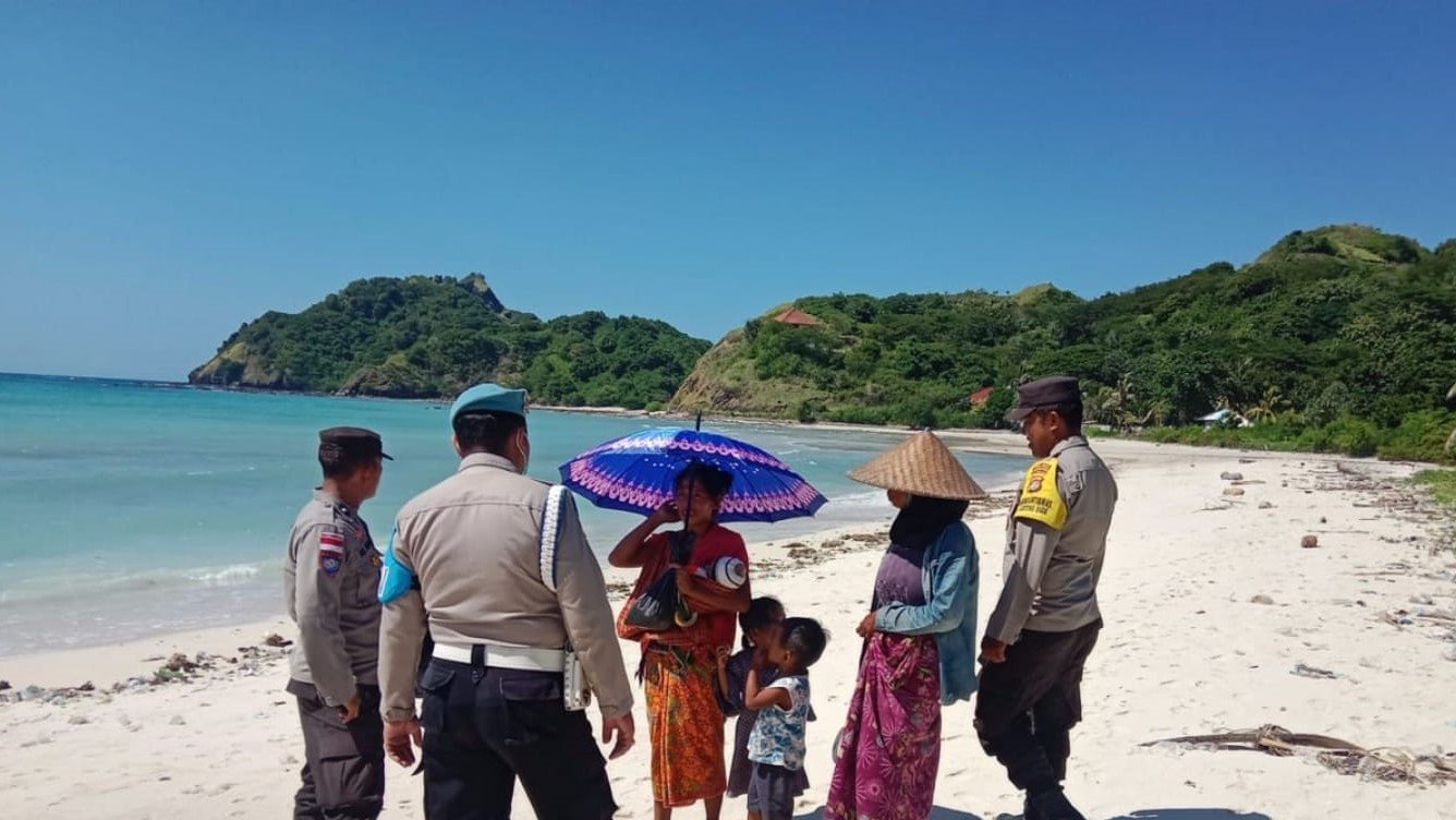Polsek Sekotong Gelar Patroli dan Sambang di Pos Pantau Pulau Terluar