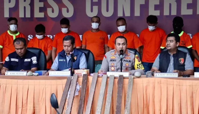 5 Tersangka Bentrokan Ormas di Pekanbaru, Polisi Ungkap Motif Personal