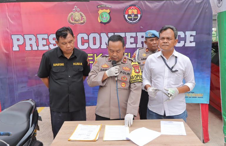 Berhasil Ditangkap! Polisi Bongkar Kasus Curanmor di Jatiasih Bekasi