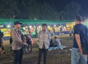 Patroli Polsek Kediri di Pasar Malam, Rasa Aman Terjamin