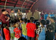 Polri Gelar Trauma Healing untuk Anak Terdampak Erupsi di Flores Timur