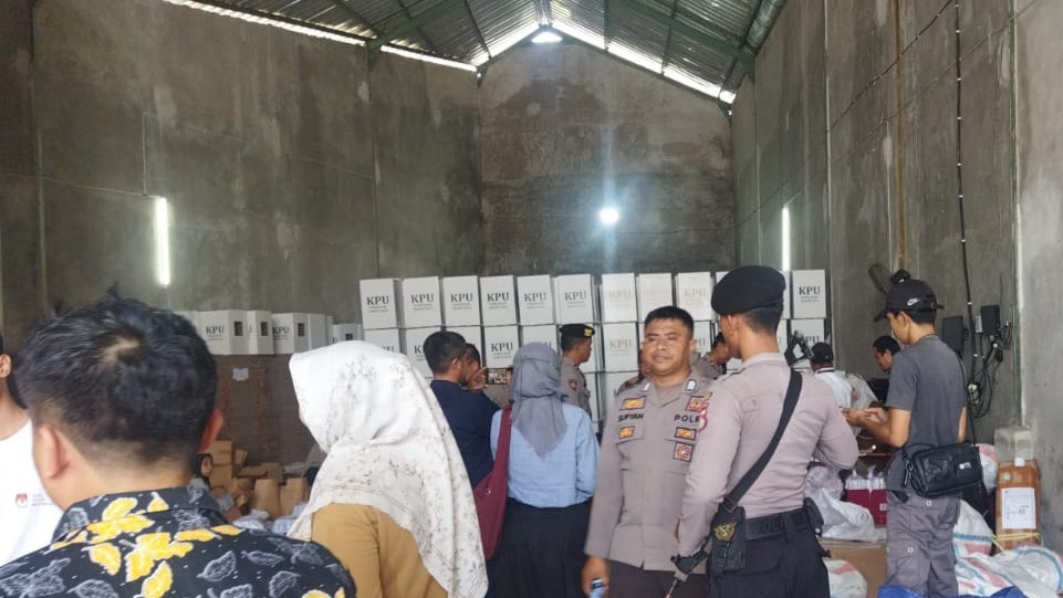 Sinergi Polres Lombok Barat Amankan Distribusi Surat Suara Pilkada