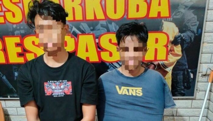 Warga Paser Laporkan Transaksi Narkoba, Dua Pelaku Diciduk!