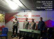 Personel OMP Rinjani 2024 Polres Bima Kota Intensifkan Pengamanan di Kantor KPU dan Bawaslu Kota Bima