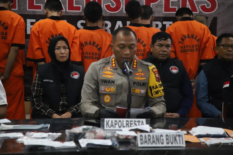 Polresta Surakarta Bongkar Jaringan Sabu, 13 Tersangka Ditangkap!