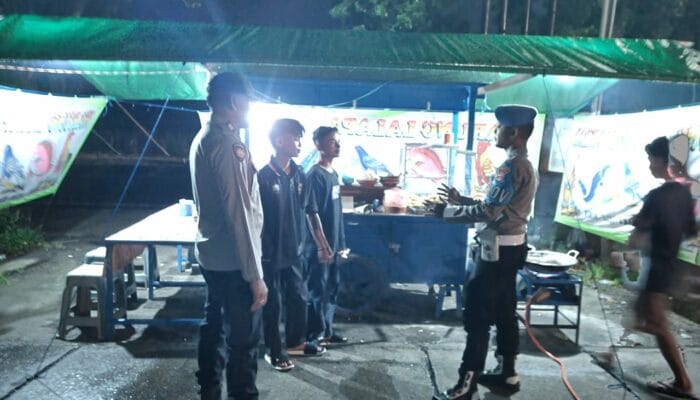 Keamanan Pasca Pilkada dan Cegah Narkoba: Polsek Kediri Tingkatkan Patroli Malam