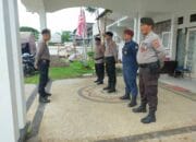 Sat Samapta Polres Sumbawa Barat Laksanakan Pengamanan di Kantor KPU Sumbawa Barat
