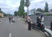 Sat Lantas Polres Bima Kota Gelar Penertiban Kendaraan di Kawasan Tertib Lalu Lintas