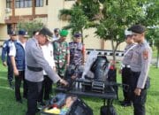 Polres Bima Kota Laksanakan Apel Gelar Pasukan Operasi Lilin Rinjani 2024 untuk Pengamanan Natal dan Tahun Baru