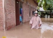 Banjir Bandang Melanda, Polsek Alas Barat Lakukan Patroli Dan Himbau Warga