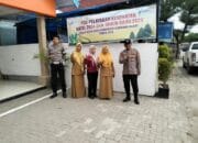 Anggota Ops Lilin Rinjani 2024 Terima Kunjungan Dinas Kesehatan Sumbawa Barat di Pospam Maluk