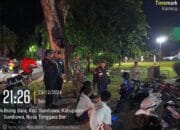 Jamin Kondusifitas Jelang Nataru, Polres Sumbawa Intensifkan Patroli Malam