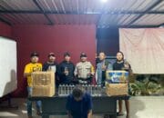 Bersih-Bersih Miras Jelang Pergantian Tahun, Tim Opsnal Polsek Rasbar Sita 5 Dus Arak Bali