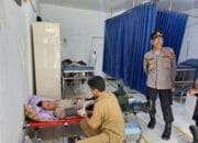 Sambut HUT Satpam Ke-44, Polres Loteng Gelar Bhakti Kesehatan Donor Darah.