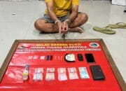 Polres Loteng Amankan Seorang Pria Diduga Pengedar Sabu di Kecamatan Jonggat.