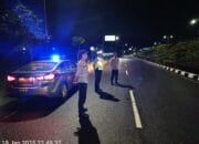 Jalur Rawan Kejahatan Dipantau Ketat: Patroli Polsek Kediri Jamin Keamanan Bypass BIL