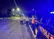 Malam di Bypass BIL Aman Terkendali: Patroli Rutin Polsek Gerung