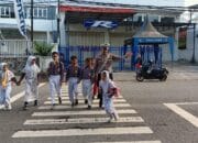 Personel Sat Lantas Polres Bima Kota Laksanakan Gatur Pagi untuk Wujudkan Kamseltibcar Lantas