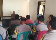 Kapolsek Seteluk Pimpin Anev Kinerja, Tingkatkan Harkamtibmas di Wilayah Hukum