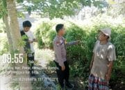 Bhabinkamtibmas Desa Calabai Dukung Program Ketahanan Pangan Nasional