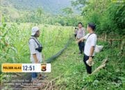 Polsek Alas Evakuasi dan  Olah TKP Penemuan Mayat Remaja Tersengat Listrik