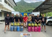 Sat Reskrim Polres Sumbawa Barat Gerebek Gudang Pengoplosan LPG, Seorang Terduga Pelaku Berhasil Diringkus