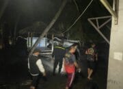 Kapolres Lombok Utara Sambangi Rumah Warga Yang Terdampak Banjir Rob
