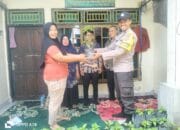 Sinergi Polri dan Masyarakat, KWT Cempaka Bersatu Terima Bantuan Bibit Cabai