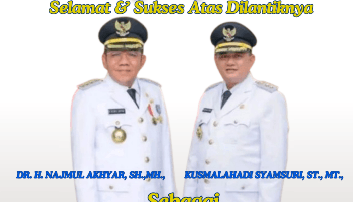 Selamat Dan Sukses Atas Dilantiknya Sebagai Bupati & Wakil Bupati Lombok Utara