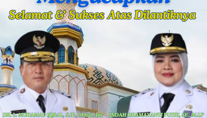 Selamat Dan Sukses Atas Dilantiknya Sebagai Gubernur dan Wakil Gubernur NTB