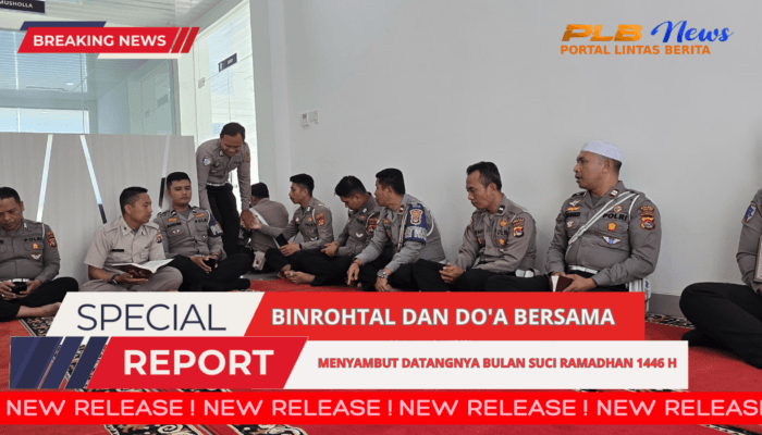 Doa Bersama Menyambut Bulan Suci Ramadhan 1446 H di Polres Lombok Barat