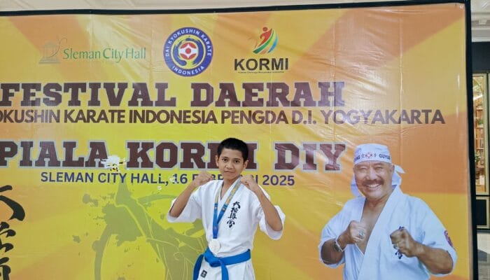 Ergan Firdaus Bintang Karate dari MAN Lombok Barat Raih Juara 2 di Yogyakarta