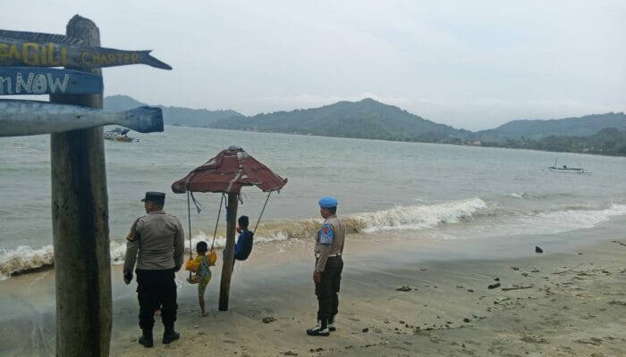 Wisatawan Aman, Pantai Arjuna Kondusif: Patroli Rutin Polsek Sekotong Efektif