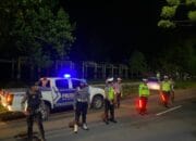 Polres Bima Kota Patroli KRYD Malam Minggu, Ciptakan Situasi Aman dan Kondusif