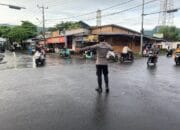 Polsek Pemenang Tingkatkan Keamanan Berlalu Lintas Melalui Strong Point