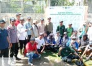 Polsek Asakota Laksanakan Gerakan Bersama Bersih Sungai Kota Bima