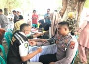 Sidokkes Polres Bima Kota Laksanakan Pemeriksaan dan Pelayanan Kesehatan dalam Rangka Donor Darah