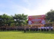 Kapolres Lombok Utara Pimpin Apel Gelar Pasukan Operasi Ketupat Rinjani 2025