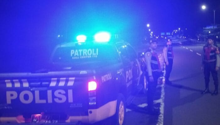 Antisipasi Kejahatan, Polisi Gencarkan Patroli Malam di By Pass BIL