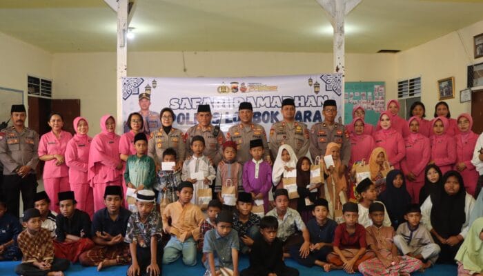 Kapolres Lobar Berbagi Kasih, Anak Yatim Panti Asuhan Terharu