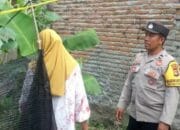 Polri Aktif Dukung Ketahanan Pangan, Bhabinkamtibmas Sambangi Warga