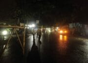 Polisi Labuapi Atur Lalu Lintas, Tarawih Berlangsung Aman