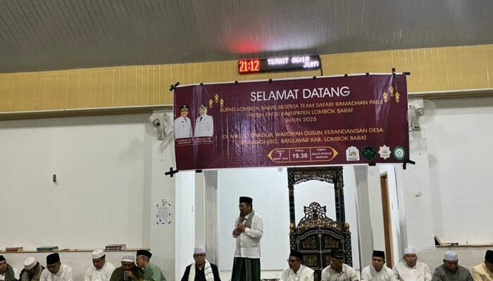 Safari Ramadhan 2025: Bupati Lombok Barat Sampaikan Pesan Silaturahmi