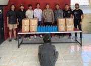 Tim Opsnal Polsek Rasbar Gagalkan Peredaran 248 Botol Arak Bali