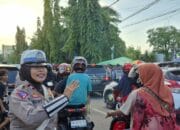 Antisipasi Kemacetan Jelang Berbuka Puasa, Satlantas Polres Bima Kota Lakukan Pengaturan